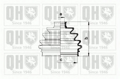 QUINTON HAZELL qjb870 -  Комплект пыльника, приводной вал